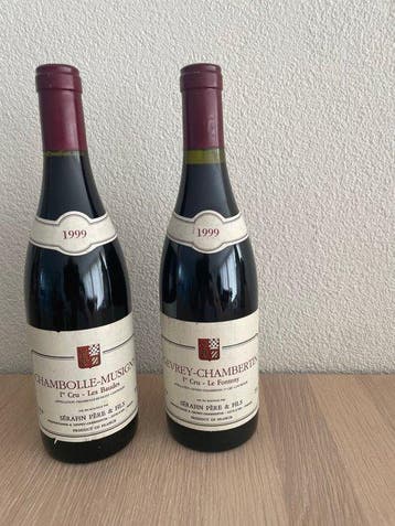 1999 Domaine Serafin Pere & Fils Chambolle Musigny Les, Nieuw