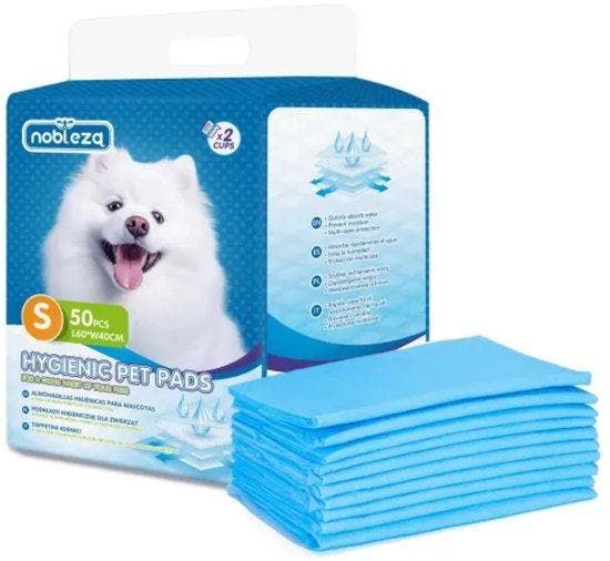 Nobleza Puppy training pads - 120 stuks - 60x40 cm Training, Dieren en Toebehoren, Honden-accessoires, Nieuw, Verzenden