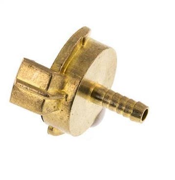 Embout de tuyau 6 mm GEKA Coupleur en laiton pour tuyau, Bricolage & Construction, Verzenden