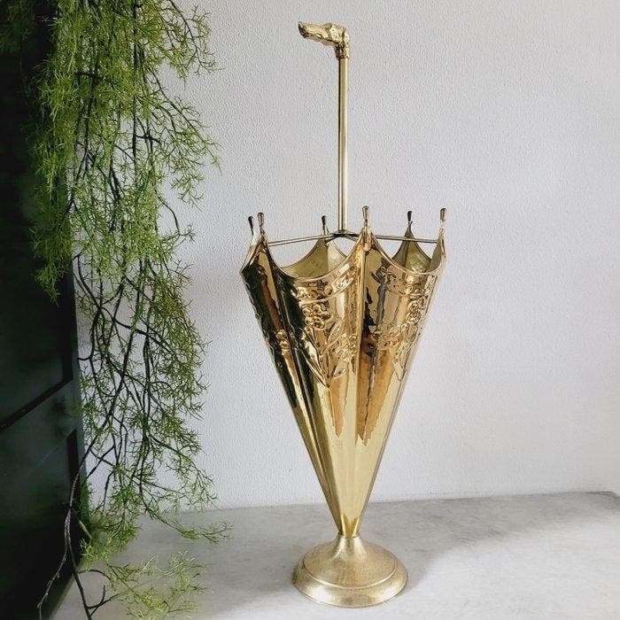 Paraplustandaard/rek - Art Deco, Jugendstil, Paraplubak -, Antiek en Kunst, Curiosa en Brocante