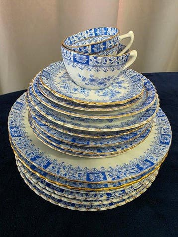 Seltmann Weiden - China-Blau - Service à thé et café (22) -, Antiek en Kunst