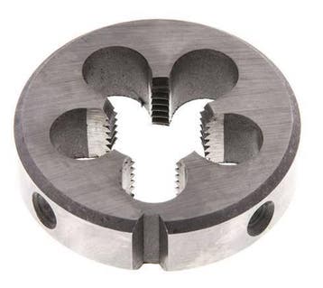 Filière ronde DIN EN 22568 Filetage fin M 14x1.25, Bricolage & Construction, Outillage | Outillage à main, Verzenden