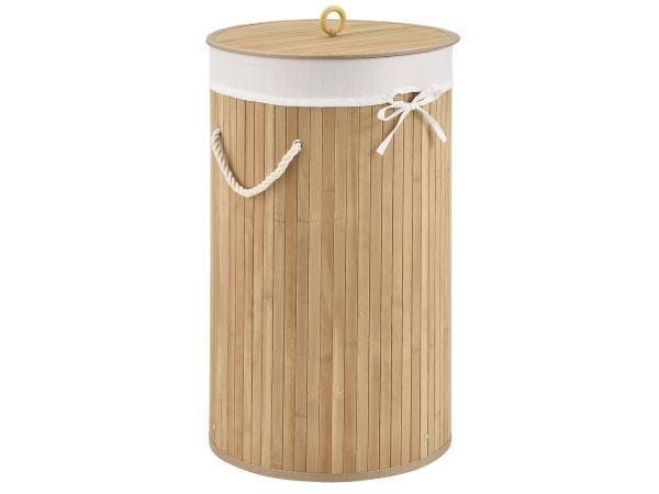 Veiling - Bamboe Wasmand Curly - 55 Liter - Natuurkleur, Huis en Inrichting, Overige Huis en Inrichting