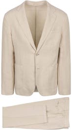 Suitable Washed Linen Suit Ecru maat Maat 52/54 (L) Heren, Vêtements | Hommes, Costumes & Vestes, Verzenden