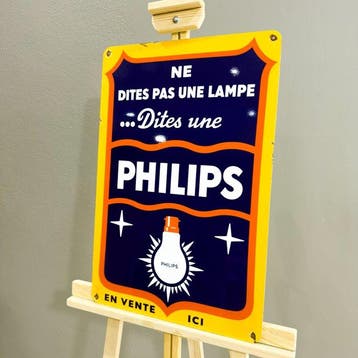 Philips Reclamebord met verouderde vintage-look – 60x40 cm –
