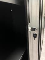 Nieuwe zwarte hoge roldeurkast 195 x 120 x 47 cm, Verzenden