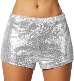 2dekans | Dressforfun Pailletten-short zilver S -, Kleding | Dames, Ophalen of Verzenden, Nieuw