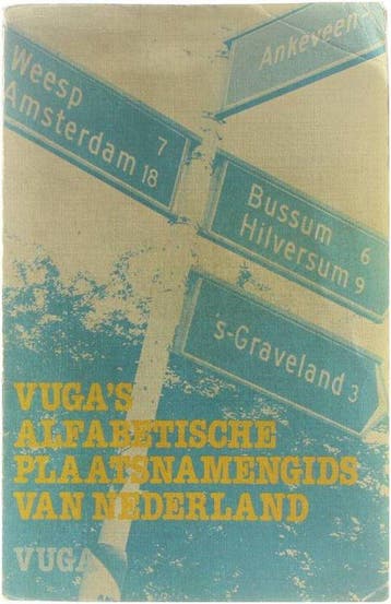 Vuga's Alfabetische Plaatsnamengids van Nederland - Vos, Verzenden, Nieuw