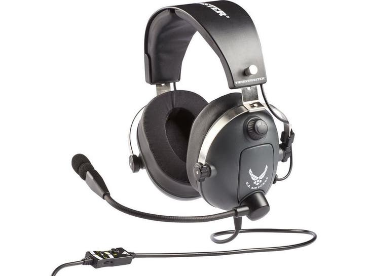 Thrustmaster T.Flight U.S. Air Force - Gaming headset - 50, Telecommunicatie, Mobiele telefoons | Oordopjes, Zo goed als nieuw