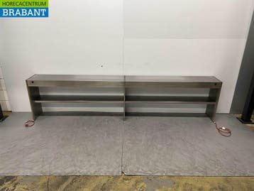 Pont chauffant en acier inoxydable Support chauffant 299 cm, Verzenden, Nieuw in verpakking
