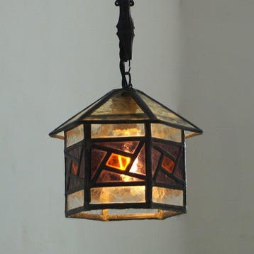 Lanterne - Verre, Métal - Amsterdam School