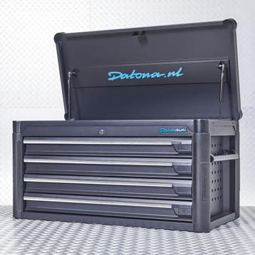 Datona Gereedschapskist tech-line 100 cm - Datona - Zwart, Ophalen of Verzenden