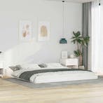 vidaXL Bedframe Wit 200 x 220 cm Massief grenenhout, Huis en Inrichting, Slaapkamer | Bedden, Verzenden, Nieuw