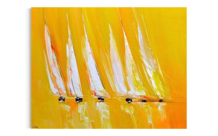 Lionel chevalier - Les voiles, Antiquités & Art, Art | Peinture | Moderne