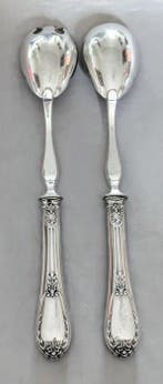 Orfèvrerie Maillard - Couverts de service à salade (2) -, Antiquités & Art
