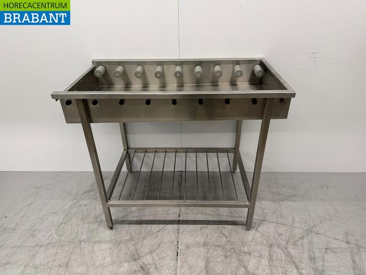 Acier inoxydable Table dégouttage / convoyeur à rouleaux, Zakelijke goederen, Horeca | Overige, Verzenden