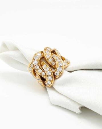 Leo Pizzo - Ring - 18 karaat Roségoud Diamant (Natuurlijk)
