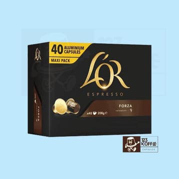 LOR Espresso Forza Nespresso® Compatibele, Verzenden, Nieuw