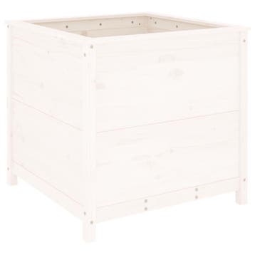 Plantenbak grenen wit 82cm | Retour deal | -59% korting, Verzenden