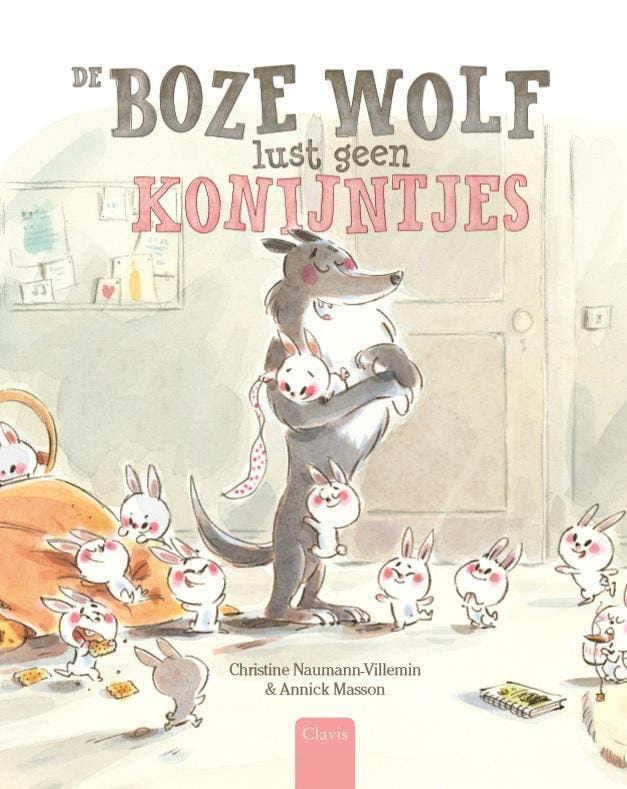De boze wolf lust geen konijntjes 9789044830491, Boeken, Kinderboeken | Kleuters, Zo goed als nieuw, Verzenden