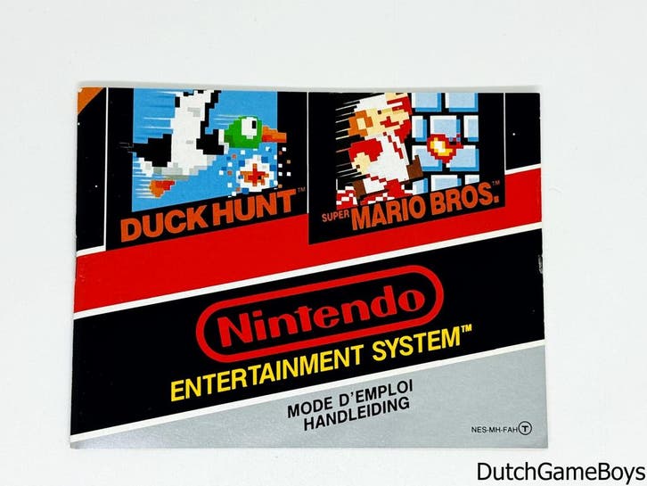 Nintendo NES - Super Mario Bros / Duck Hunt - FAH - Manual, Games en Spelcomputers, Games | Nintendo NES, Gebruikt, Verzenden