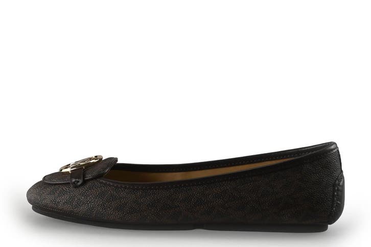 Michael Kors Instappers in maat 39 Bruin, Kleding | Dames, Schoenen, Bruin, Zo goed als nieuw, Instappers, Verzenden
