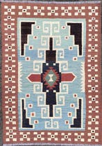 Kelim de designer - non utilisé - Tapis - 177 cm - 125 cm
