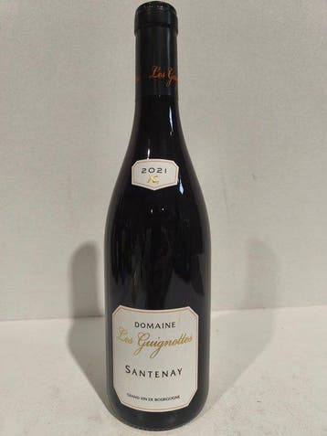2021 Domaine Les Guignottes, - Santenay - 5 Flessen (0.75, Nieuw