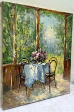 Mikhail Kraiev (1957) - Véranda sous le Soleil d’Été -