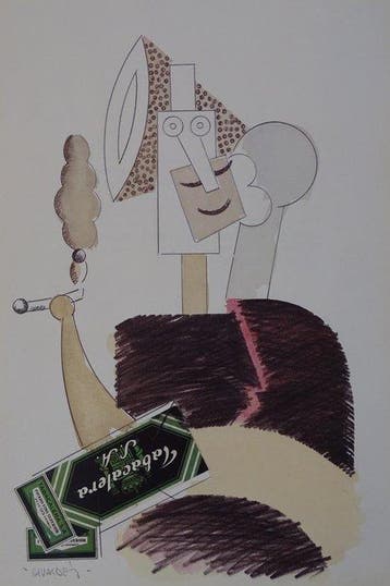 Manolo Valdes (1942) - Hombre con pipa