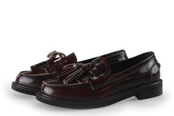Stefano Lauran Loafers in maat 38 Rood, Kleding | Dames, Schoenen, Verzenden, Overige typen, Zo goed als nieuw, Stefano Lauran