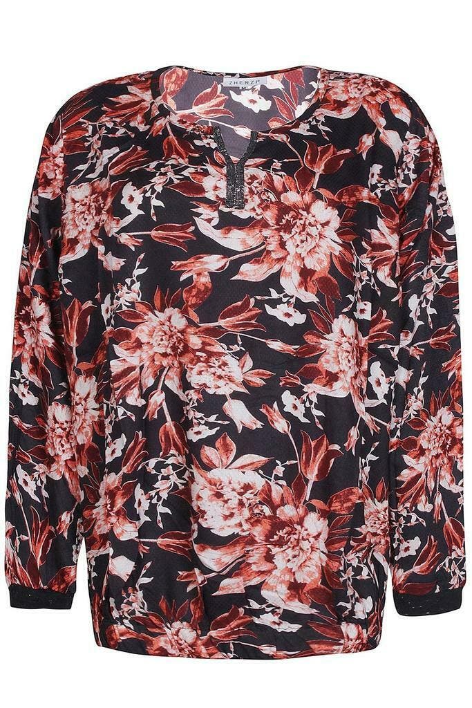 Shirt Zhenzi PULVER elastiek taille maat M=46-48, Kleding | Dames, T-shirts, Verzenden