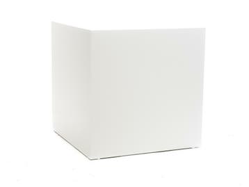 *TIP*  Glossy wit podium 50 x 50 x 50 cm B-BKP-009, Zakelijke goederen, Kantoor en Winkelinrichting | Winkel en Inventaris, Ophalen of Verzenden