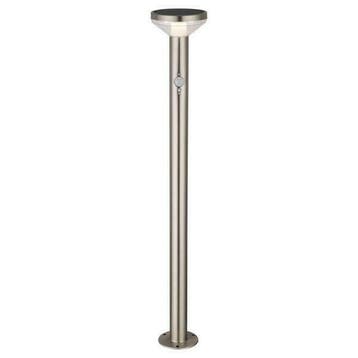 Solar buitenlamp staander 80cm met sensor Standaard 2W Warm, Verzenden, Nieuw, Led, Zonne-energie