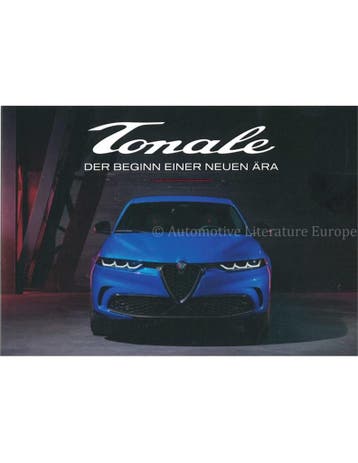 2022 ALFA ROMEO TONALE BROCHURE DUITS, Ophalen of Verzenden, Nieuw