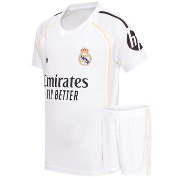 Real Madrid Voetbaltenue Thuis Eigen Naam - 2025-2026 - Kind, Verzenden, Nieuw, Bal