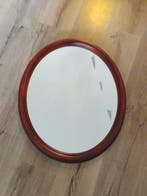 Spiegel- ovaal - Mahonie, Antiek en Kunst