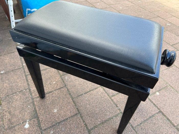 Tabouret - Pianokruk - cuir synthétique, Antiek en Kunst, Curiosa en Brocante