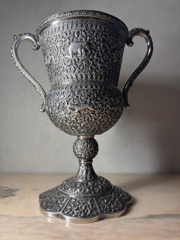 Uitzonderlijk, uiterst zeldzame Noble Estate zilveren trofee