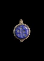 Islamitische Ottomaanse/Bedoeïenenstijl zilveren metaal Ring, Antiek en Kunst