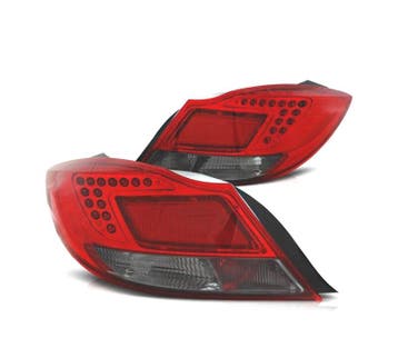 FEUX ARRIÈRE POUR OPEL INSIGNIA 08-13 LED ROUGE CHROMÉ, Auto-onderdelen, Verzenden, Nieuw