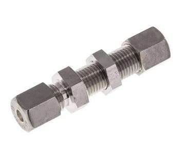 6S Raccord à compression droit en acier inoxydable Cloison, Verzenden