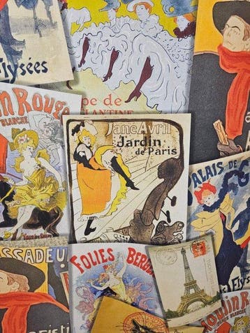 Affiches uit de Belle Époque op stof in beperkte oplage –