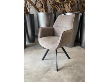 Veiling - Eetkamerstoel Vigo (set van 6) microvezel stof- li, Huis en Inrichting, Nieuw