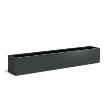 Aluminium plantenbak 300x50x50cm - Met bodem, Tuin en Terras, 100 cm of meer, Nieuw, Metaal, Rechthoekig