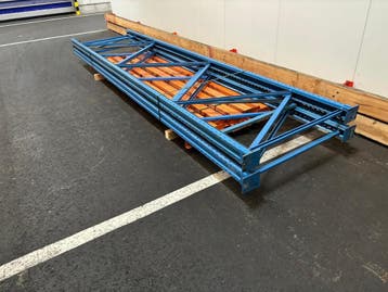 Palletstelling - 3 staanders 4500x1050mm - Tot. lengte: 6m10, Ophalen of Verzenden