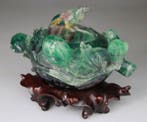 Brule parfum sculpte - Censer Vase - Fluorite Amethyste -