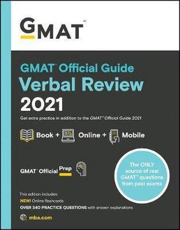 GMAT Official Guide Verbal Review 2021 9781119687887, Boeken, Verzenden, Gelezen, Gmac (Graduate Management Admission Council)