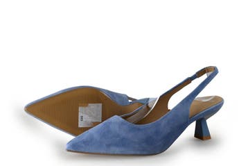 Manfield Slingbacks in maat 37 Blauw, Manfield, Gedragen, Verzenden, Blauw