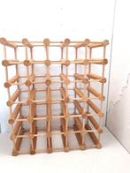Wijnrek - Hout, Staal - 35 flessen 67 cm